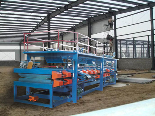 Color Sheet Sandwich Panel Making Machine For Mineral Wool Board 28kw