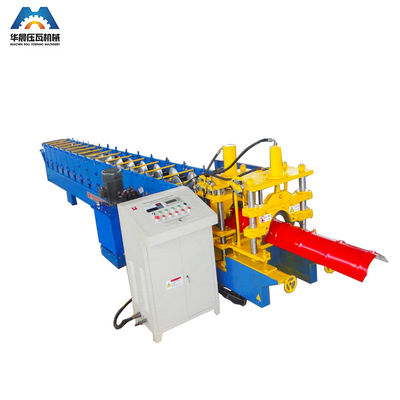 Metal Roof Profile Ridge Cap Roll Forming Machine / Ridge Tile Machine 380V 50Hz