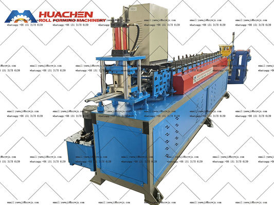 Chain Drive Full Automatic Shutter Door Frame Rolling Machine for 380V 50Hz 3Phases Steel Frame Purlin