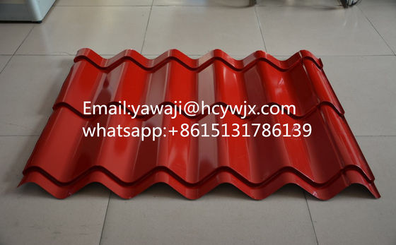 Efficient Popular Glazed Tile Roll Former Glazed Tile Roll Forming Machine