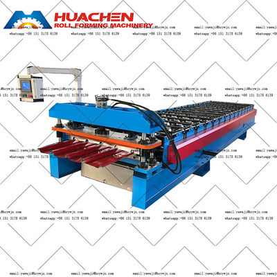 380v 50Hz 3 Phases Ibr Aluminum Steel Roof Roll Forming Machine With Durable Rollers