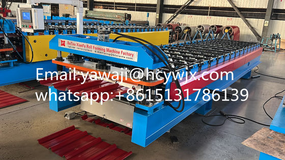 380v 50Hz 3 Phases Ibr Aluminum Steel Roof Roll Forming Machine With Durable Rollers