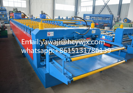 Chain Drive Double Deck Roll Forming Machine For 1250mm Material Width In Short Delivery Time