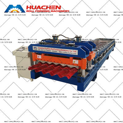 Aluminium Metal Roof Glazed Tile Roll Forming Machine