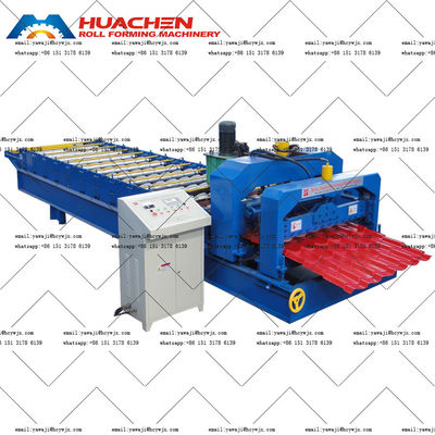 Customizable Aluminium Step Tile Roll Forming Machine For 380v 50Hz 3 Phases