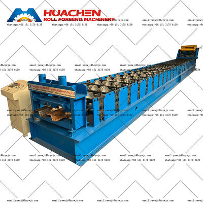 Chain Drive Panel Roll Forming Machine For PPGI / GI Material Type Floor Deck Rolling Forming
