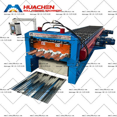 Floor Tile Decking Making Steel Deck Roll Forming Machine
