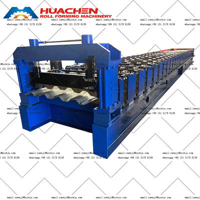Efficient Roof Panel Roll Forming Machine Roofing Sheet Making Machine With 15m/min Speed