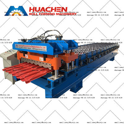 Automatic Roof Tile Making Glazed Roll Forming Machine