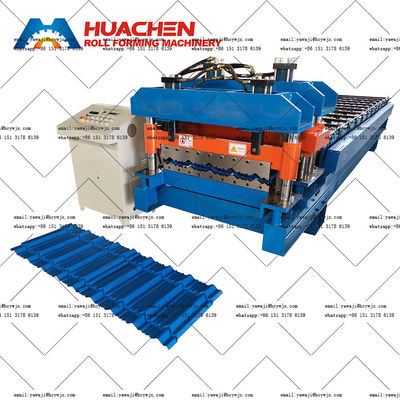 1000mm Beautiful Color Glazed Tile Making Machine For PPGI / GI