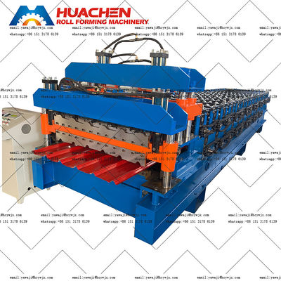 Metal Double Deck Roll Forming Metal Sheet Making Machine