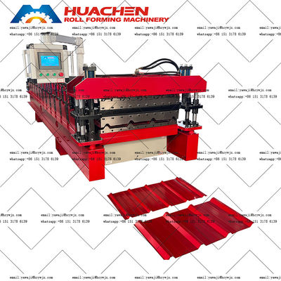 1000mm Roof Double Layer Roll Forming Machine 10/13 Stations