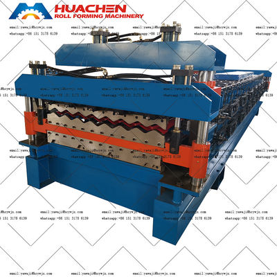 Roof Sheet Double Steel Deck Roll Forming Machine