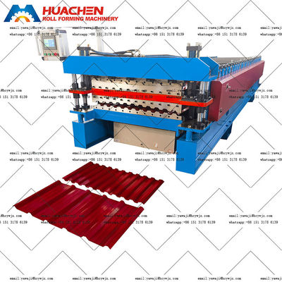 Ibr And Corrugated Roof Sheet Double Deck Roll Forming Machine