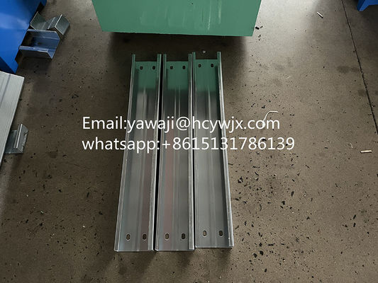 Touching Screen CEE Purlin Roll Forming Machine With 80mm Material