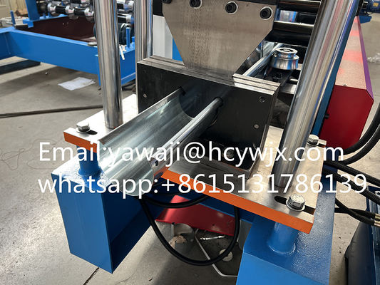 Full Automatic Gutter Roll Forming Equipment / Plate Forming Machine 0.3mm - 0.6mm
