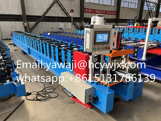 Full Automatic Gutter Roll Forming Equipment / Plate Forming Machine 0.3mm - 0.6mm