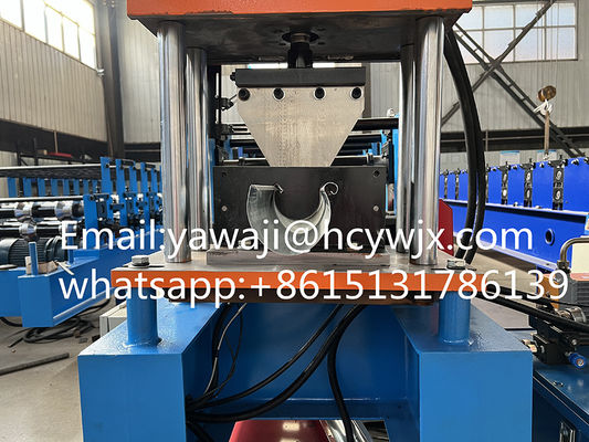 Full Automatic Gutter Roll Forming Equipment / Plate Forming Machine 0.3mm - 0.6mm