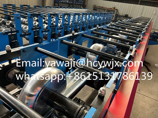 Full Automatic Gutter Roll Forming Equipment / Plate Forming Machine 0.3mm - 0.6mm