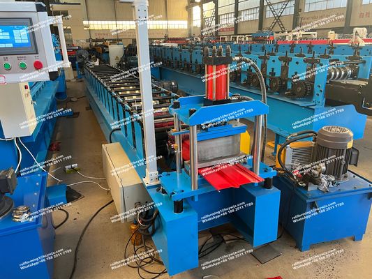 20 Roller Station Control System PLC Control Cold Steel Roll Forming Machine For Wall