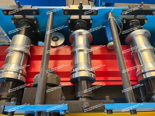 20 Roller Station Control System PLC Control Cold Steel Roll Forming Machine For Wall