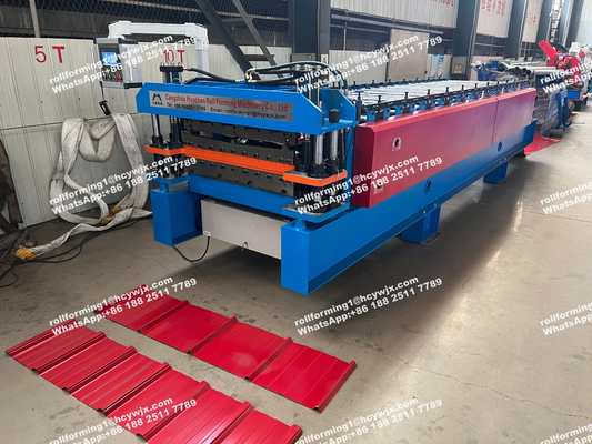Ethiopia 300 400 Double Roll Former Double Layer Roll Forming Machine