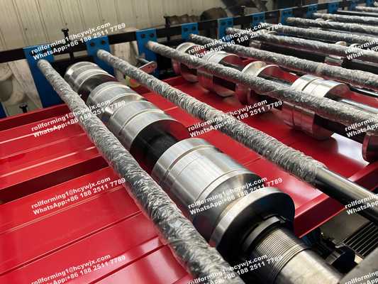 Ethiopia 300 400 Double Roll Former Double Layer Roll Forming Machine