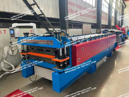20M/Min Metal Roof Panel Double Layer Roll Forming Machine Automatic Type