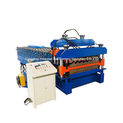 Roof Tile Double Layer 20m/Min 1200mm Roll Forming Machine