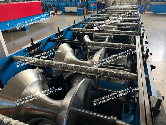 Customized Automatic Ridge Cap Roll Forming Machine with 5.5Kw Main Motor Power and PLC Control for 0.3-0.6mm Thickness Plate