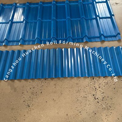 Double Layer Roll Forming Machine for Metal Roofing with 15m/min Speed 0.3-0.6mm Thickness and Chain Drive