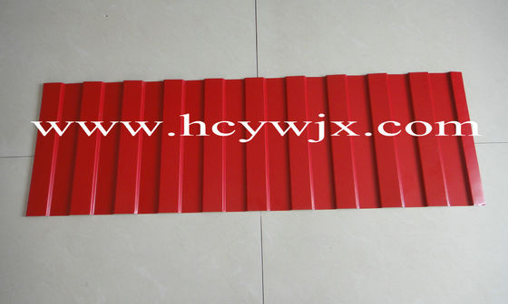 Blue High Speed Roof Panel Roll Forming Machine / Roll Former