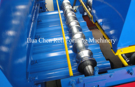 45# Steel Roof Glazed Tile Roll Forming Machine With Chrome Plated