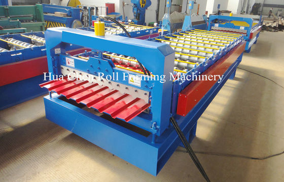 High Speed Automatic Roof Panel Roll Forming Machine With PLC Control