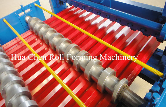 High Speed Automatic Roof Panel Roll Forming Machine With PLC Control