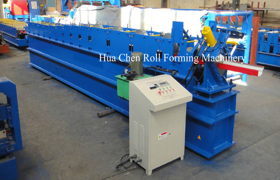 Most Popular color sheet steel metal Rain Gutter roof roll forming machine
