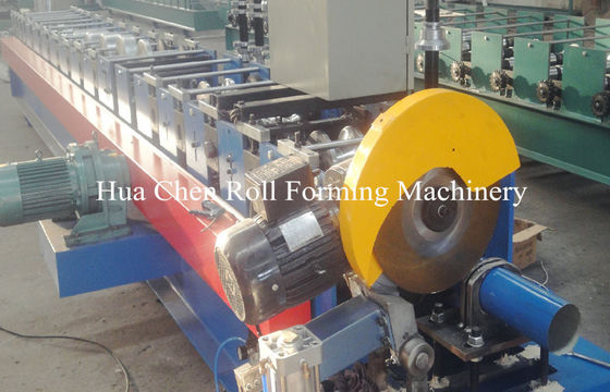 Color Steel Sheet Circular Downspout Roll Forming Machine With 15 Rows