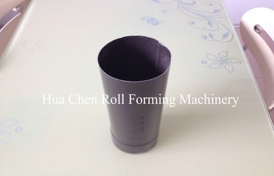 Color Steel Sheet Circular Downspout Roll Forming Machine With 15 Rows