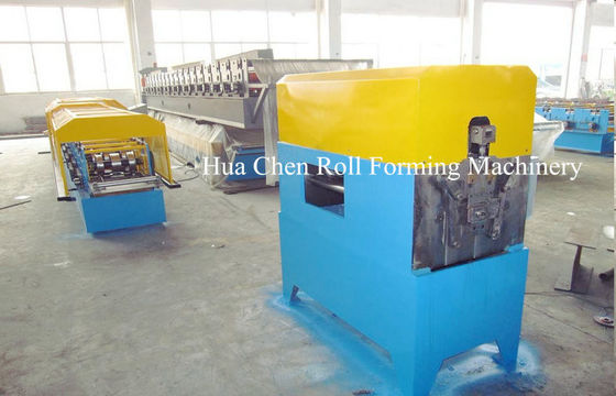 Steel Pipe Square Downspout Roll Forming Machinery Full Automatic 8 - 10m/Min