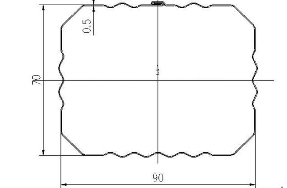 Steel Pipe Square Downspout Roll Forming Machinery Full Automatic 8 - 10m/Min