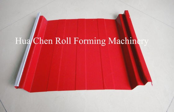 Aluminum Single Layer Roofing Sheet Roll Forming Machine , Galvanized Board