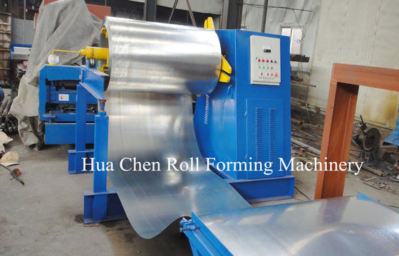 Aluminium Roofing Sheet Trimdeck Profile Roll Forming Machine With PLC Control