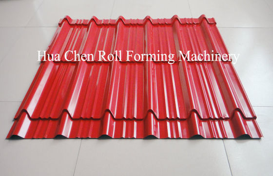 PPGI Steel Two Layer Corrugated Roof Sheeting Machine