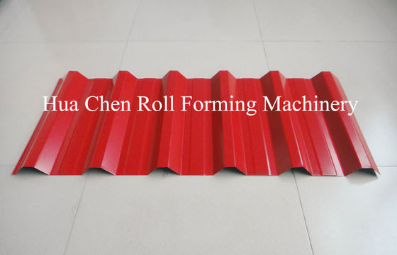 PPGI Steel Two Layer Corrugated Roof Sheeting Machine