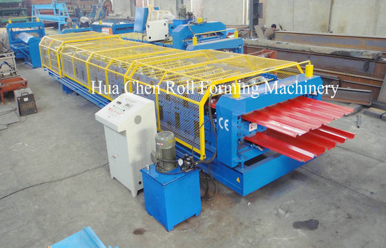 Forming Speed 8-12m/Min Double Layer Roof Forming Machine Shaft Diameter 76mm