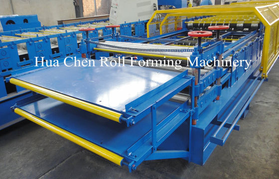 Forming Speed 8-12m/Min Double Layer Roof Forming Machine Shaft Diameter 76mm