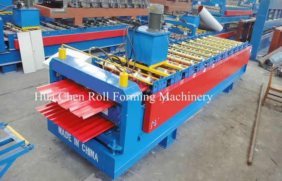 High Efficiency Double Layer Deck Roll Forming Machines / Roofing Sheet Roll Forming Machine