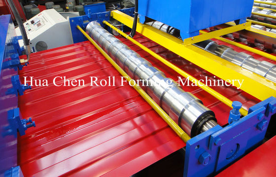 1.2 Inch Single Chain Drive Roof / Wall Sheet Metal Roll Forming Machines