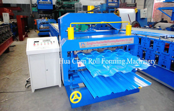 Double Layer Cold Roll Forming Equipment For Color Steel Plate , Hydraulic Control System