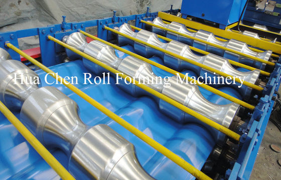Double Layer Cold Roll Forming Equipment For Color Steel Plate , Hydraulic Control System